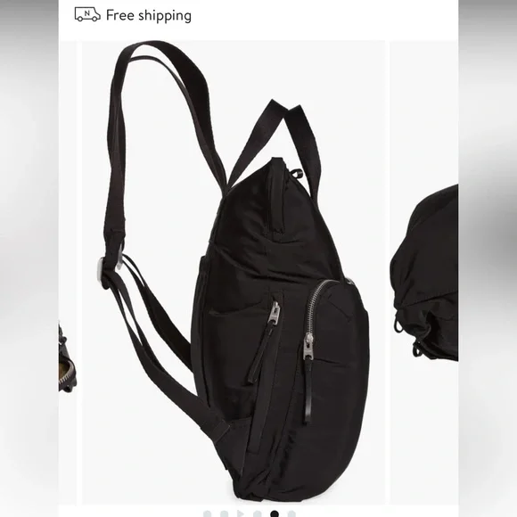 All Saints Black Travel Bag - Picture 4 of 16